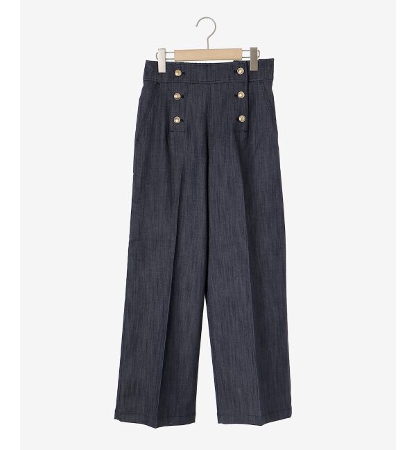 le.coeur blanc「《手洗い可能》マリンワイドパンツ」|その他|