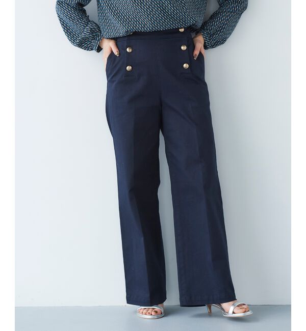 le.coeur blanc「《手洗い可能》マリンワイドパンツ」|その他|