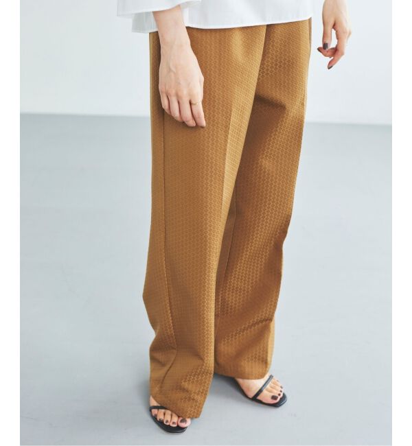 le.coeur blanc「Perle Peche ジャガードイージーパンツ」|その他|