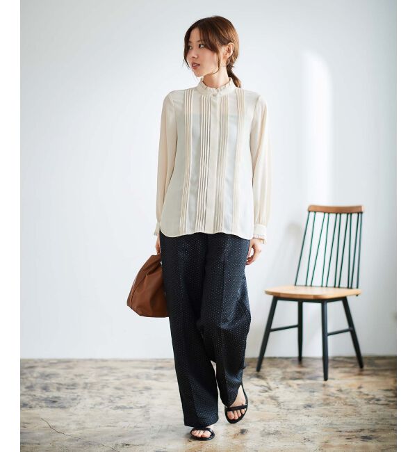 le.coeur blanc「Perle Peche ジャガードイージーパンツ」|その他|