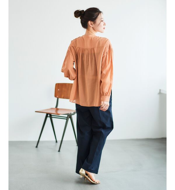 le.coeur blanc「《スタイルアップ効果抜群》ツイルストレッチマリンパンツ」|その他|