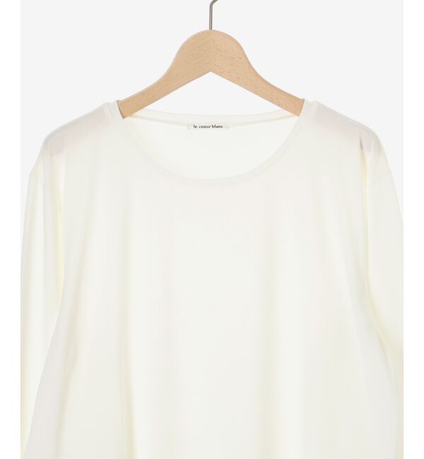 le.coeur blanc「ラウンドヘムカットソープルオーバー」|Tシャツ・カットソー|