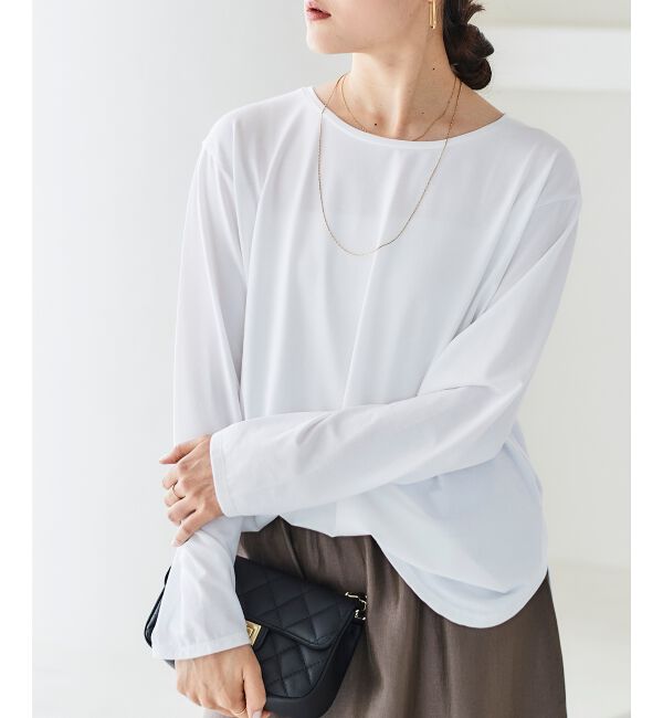 le.coeur blanc「ラウンドヘムカットソープルオーバー」|Tシャツ・カットソー|