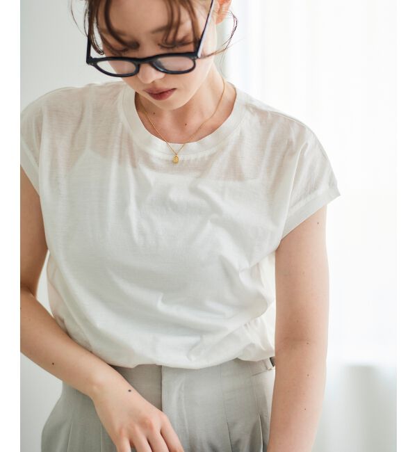  「シアーフレンチTEE」|Tシャツ・カットソー|