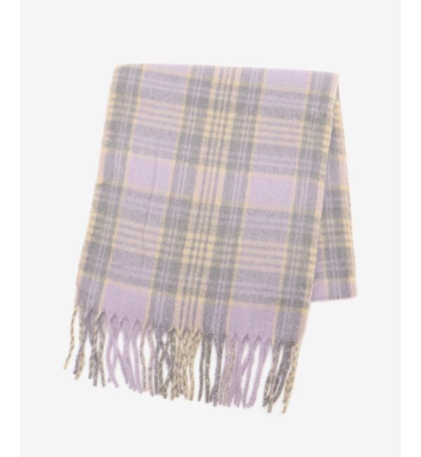  「チェック起毛ストール」|ストール|
