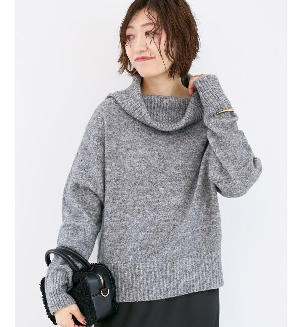  「オフタートルニットプルオーバー」|ニット・セーター|