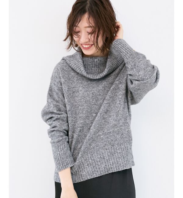  「オフタートルニットプルオーバー」|ニット・セーター|