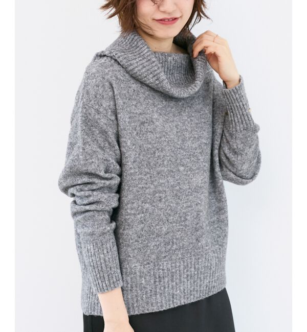  「オフタートルニットプルオーバー」|ニット・セーター|