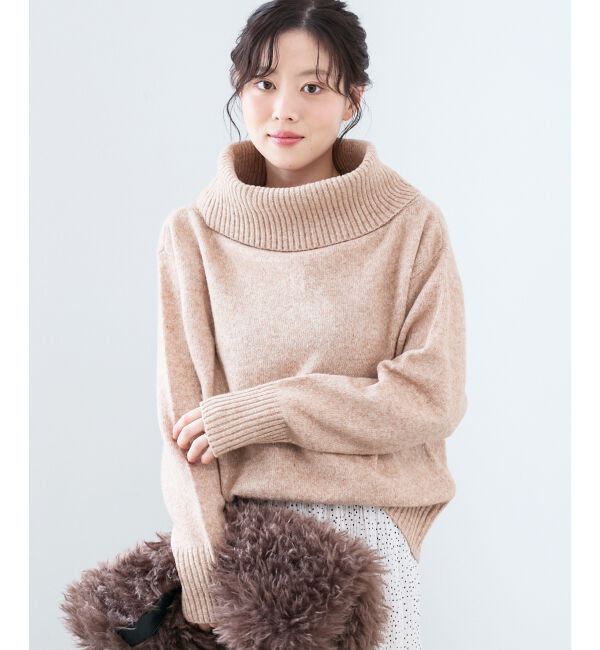  「オフタートルニットプルオーバー」|ニット・セーター|