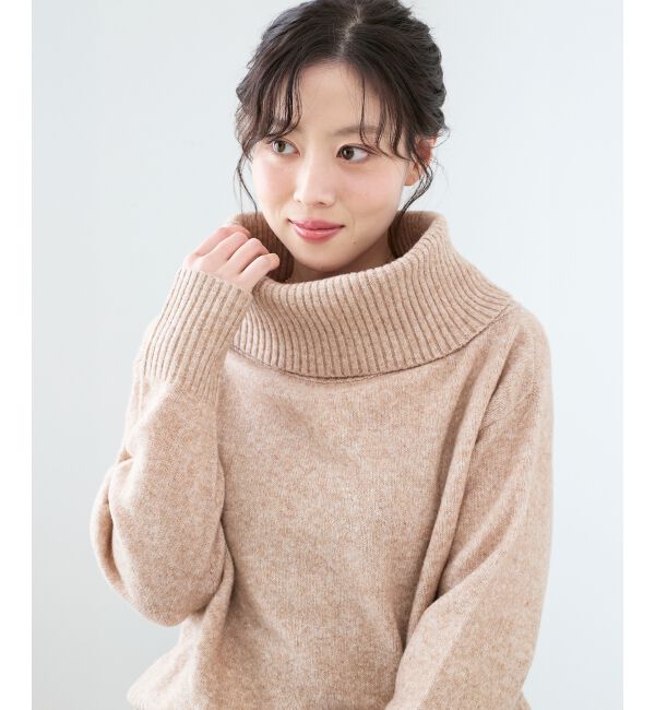  「オフタートルニットプルオーバー」|ニット・セーター|