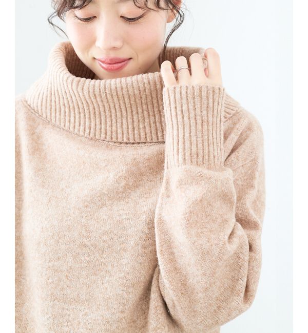  「オフタートルニットプルオーバー」|ニット・セーター|