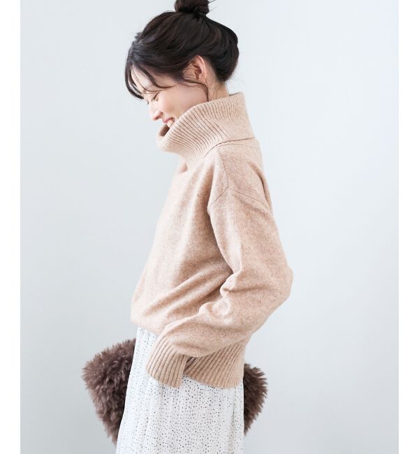  「オフタートルニットプルオーバー」|ニット・セーター|