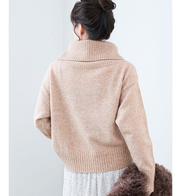  「オフタートルニットプルオーバー」|ニット・セーター|