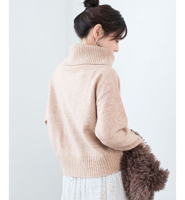  「オフタートルニットプルオーバー」|ニット・セーター|