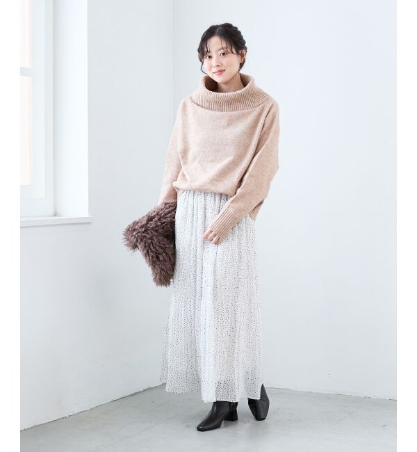  「オフタートルニットプルオーバー」|ニット・セーター|