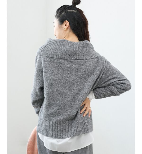  「オフタートルニットプルオーバー」|ニット・セーター|