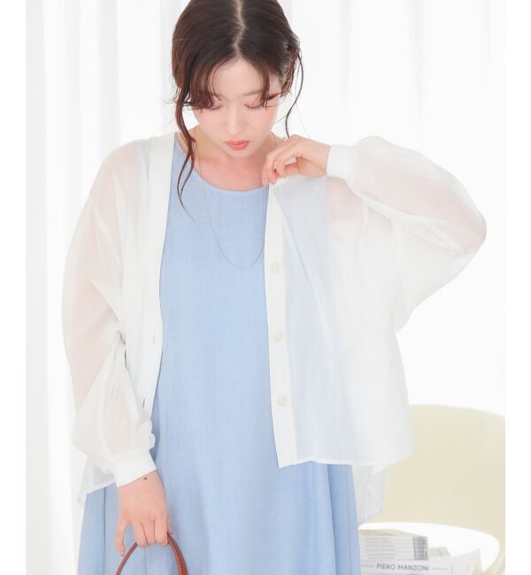  「シアーシャツカーデ」|シャツ・ブラウス|