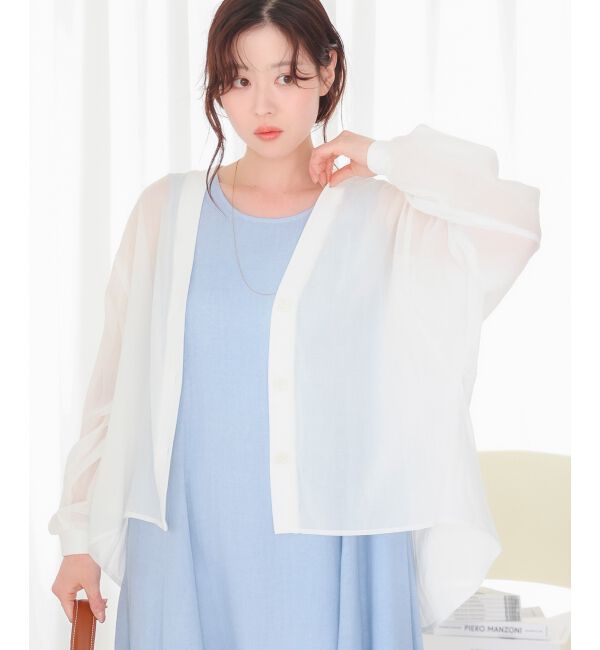  「シアーシャツカーデ」|シャツ・ブラウス|