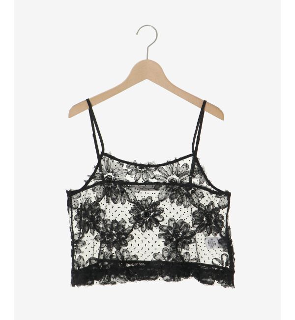  「TORRAZZO DONNAフローラルレースキャミ」|キャミソール|