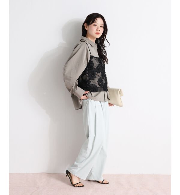  「TORRAZZO DONNAフローラルレースキャミ」|キャミソール|