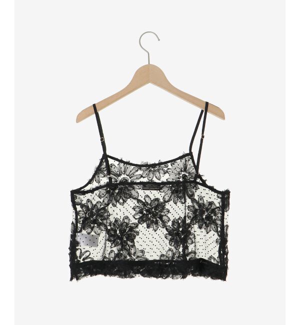  「TORRAZZO DONNAフローラルレースキャミ」|キャミソール|