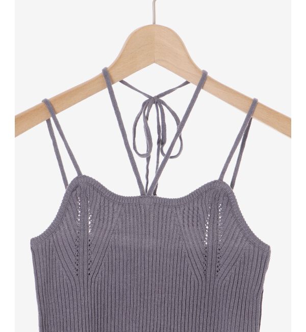 MAJESTICLEGON「キャミsetプレートニットカーデ」|ニット・セーター|