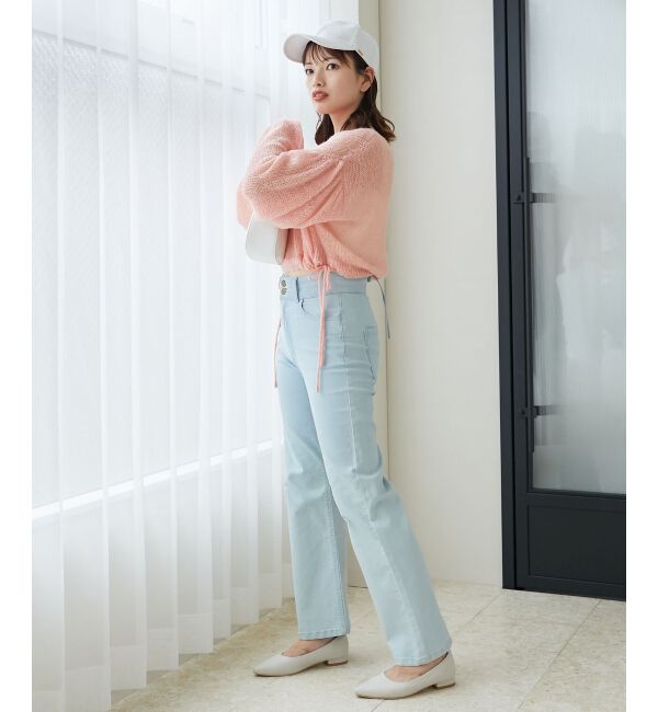 MAJESTICLEGON「ドロストメッシュニット」|ニット・セーター|