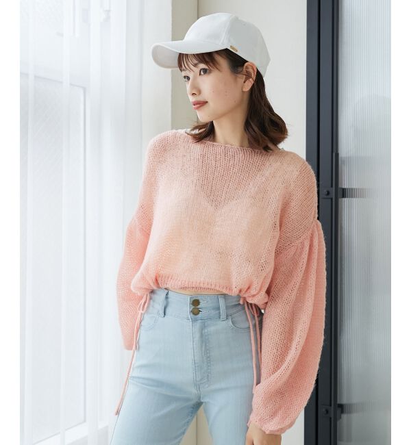 MAJESTICLEGON「ドロストメッシュニット」|ニット・セーター|