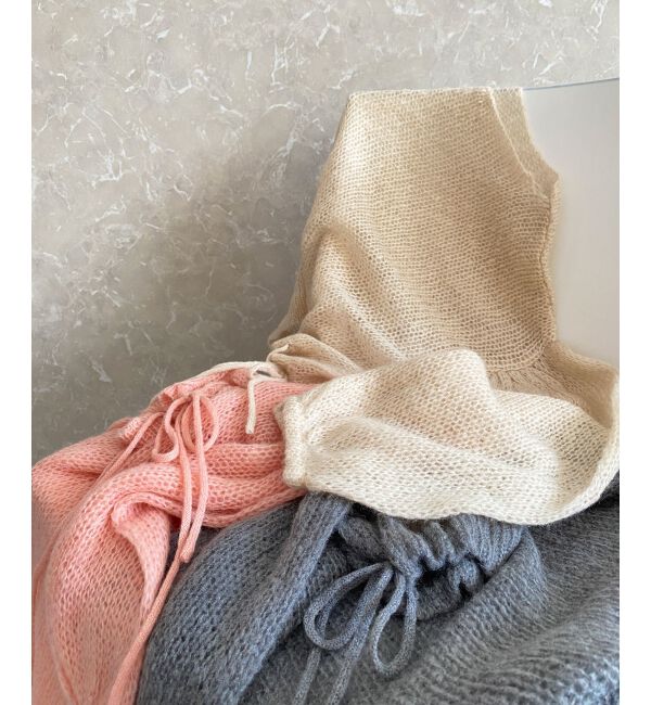 MAJESTICLEGON「ドロストメッシュニット」|ニット・セーター|