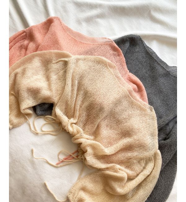 MAJESTICLEGON「ドロストメッシュニット」|ニット・セーター|