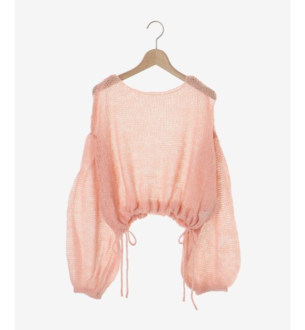 MAJESTICLEGON「ドロストメッシュニット」|ニット・セーター|