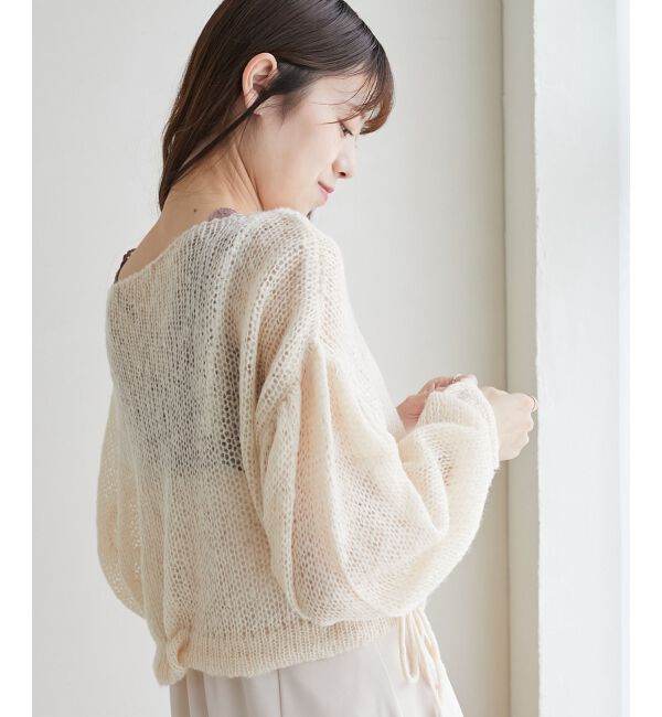 MAJESTICLEGON「ドロストメッシュニット」|ニット・セーター|