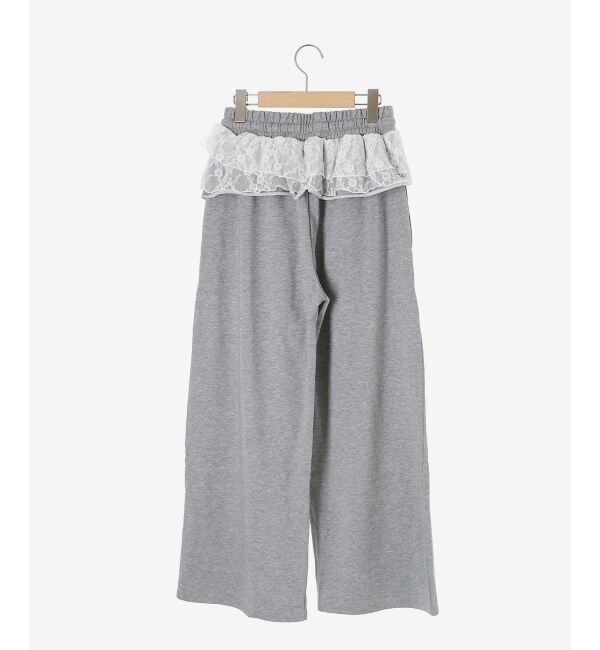  「フリルレイヤードスウェットパンツ」|その他|