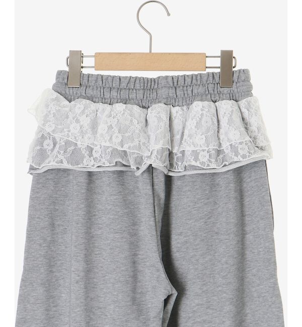 「フリルレイヤードスウェットパンツ」|その他|