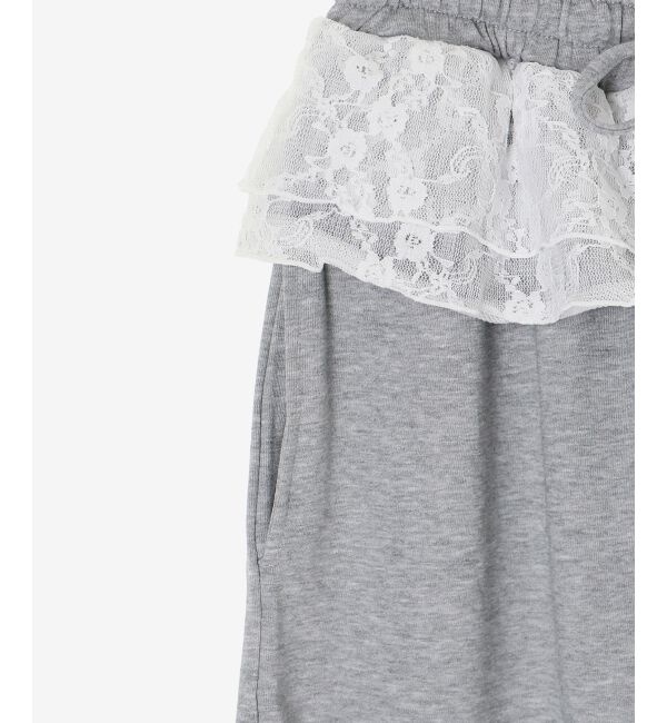  「フリルレイヤードスウェットパンツ」|その他|