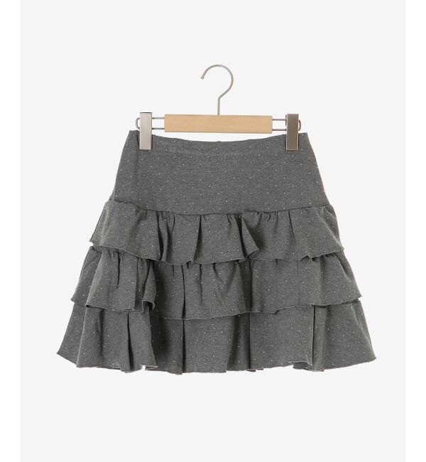  「ラインストーンティアードスカパン」|スカート|