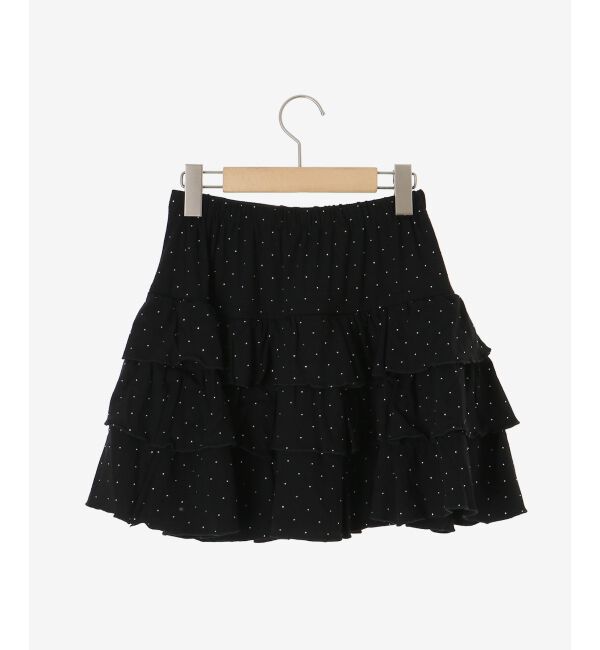  「ラインストーンティアードスカパン」|スカート|