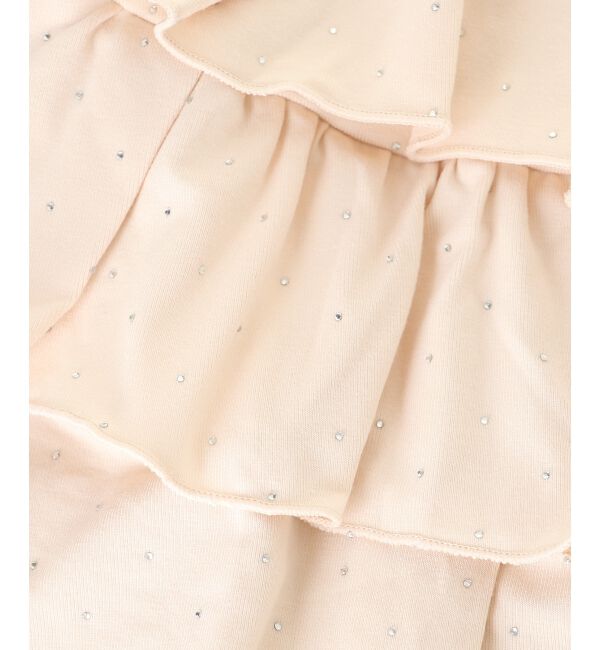  「ラインストーンティアードスカパン」|スカート|