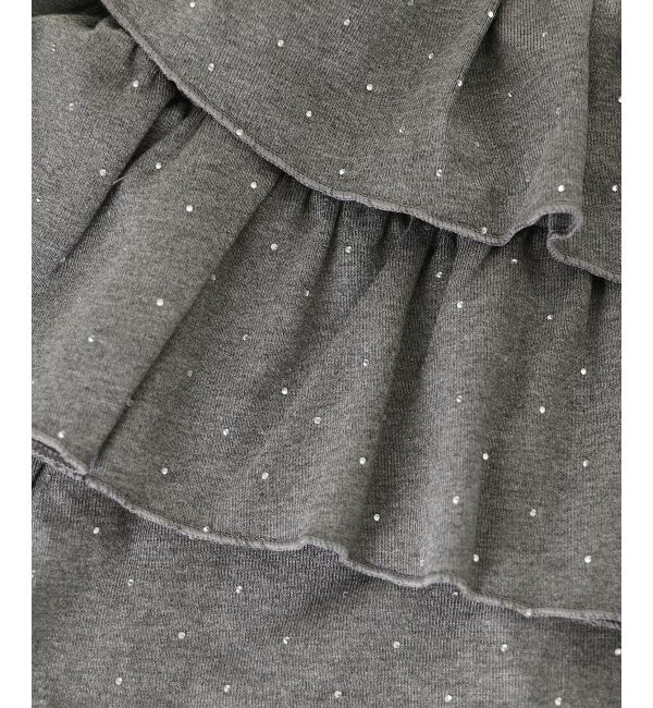  「ラインストーンティアードスカパン」|スカート|