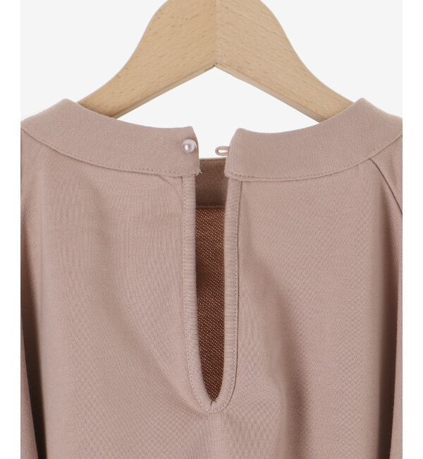  「オープンショルダーリボンスウェット」|スウェット・ジャージ|