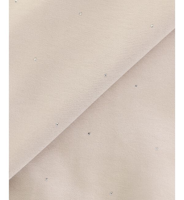  「ドロストリボンラインストーンパーカー」|パーカー|