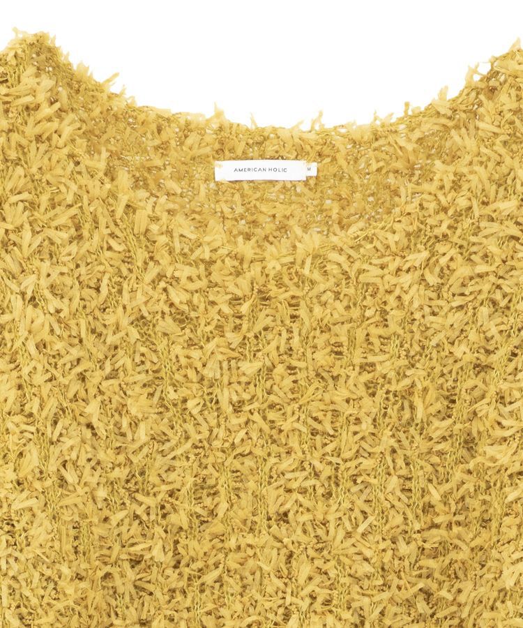 AMERICAN HOLIC「リボンヤーンニットプルオーバー」|ニット・セーター|