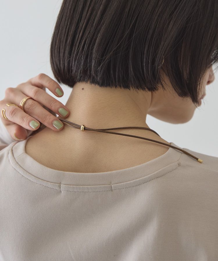 AMERICAN HOLIC「ハーフパイプコードネックレス」|ネックレス|