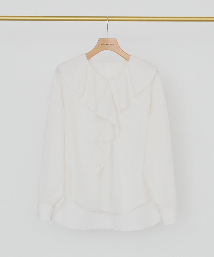 AMERICAN HOLIC「【イージーケア】ラッフルブラウス」|シャツ・ブラウス|
