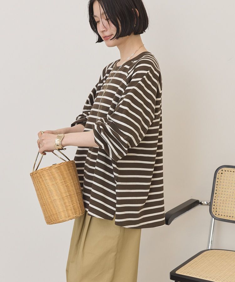 AMERICAN HOLIC「フレアラグランボーダーロンT」|Tシャツ・カットソー|