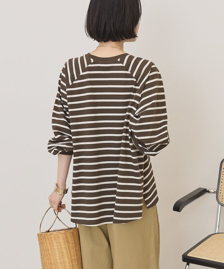 AMERICAN HOLIC「フレアラグランボーダーロンT」|Tシャツ・カットソー|