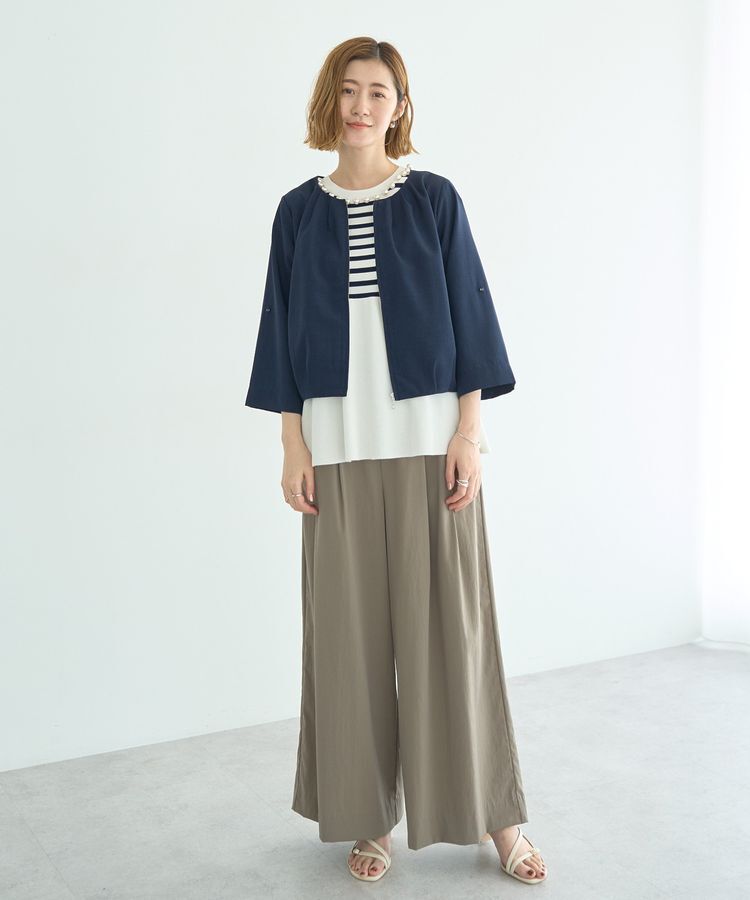 YECCA VECCA「ドライタッチストレッチワイドパンツ」|その他|