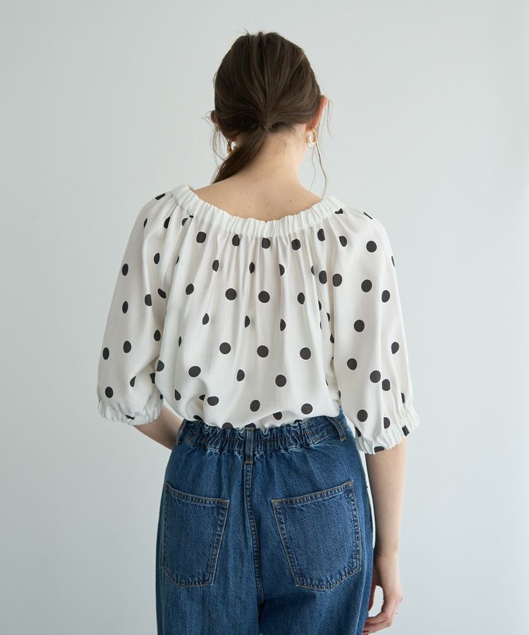 YECCA VECCA「2wayギャザーブラウス」|シャツ・ブラウス|