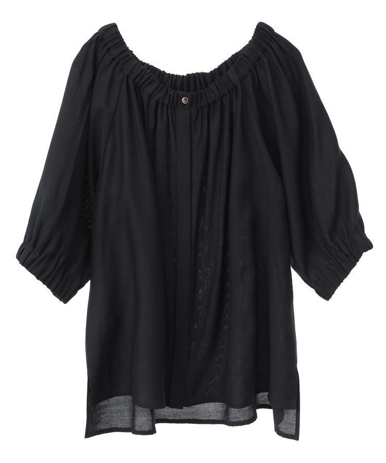 YECCA VECCA「2wayギャザーブラウス」|シャツ・ブラウス|