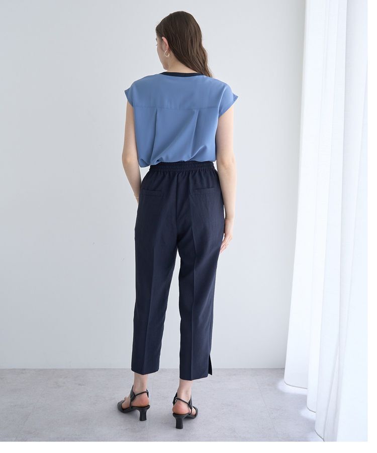 YECCA VECCA「サラサライージーテーパードパンツ」|その他|